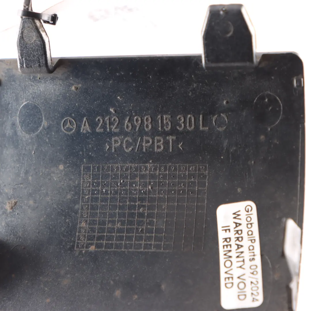 Mercedes W212 Car Jack Lifting Point Cover Front Left N/S Palladium Silver - 792 - SKU A2126981530-PAL - Part number A2126981530