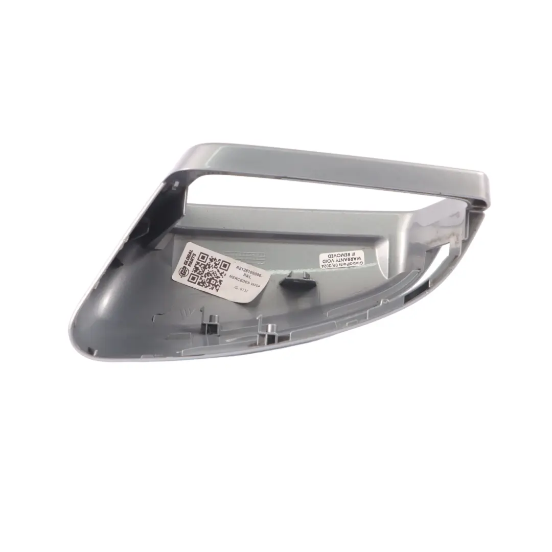 Mercedes W204 Obudowa Ramka Lusterko Prawe Szare Palladium Silver - 792 - SKU A2128106000-PAL - Numer Części A2128106000