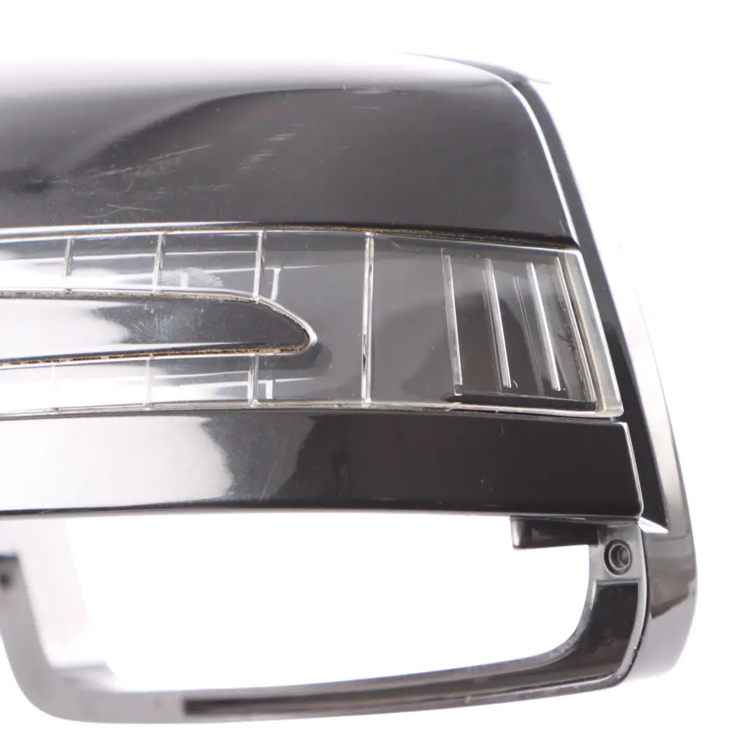 Mercedes W204 Cover Cap Left N/S Casing Housing Wing Mirror Obsidian Black - 197 - SKU A2128106700-OB - Part number A2128106700
