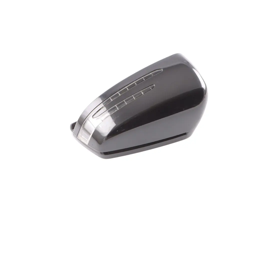 Mercedes W204 Cover Cap Left N/S Casing Housing Wing Mirror Obsidian Black - 197 - SKU A2128106700-OB - Part number A2128106700