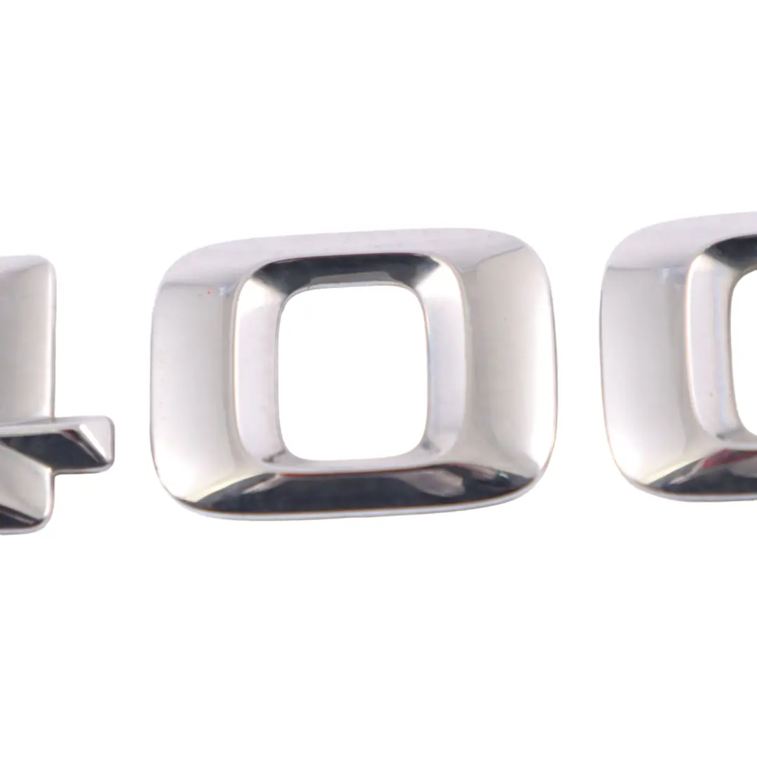 Emblem Lettering Mercedes W207 W212 Rear Trunk Tailgate E 400 to with Part number A2128176915 Emblem Lettering Mercedes W207 W212 Rear Trunk Tailgate E 400 - SKU A2128176915 - Part number A2128176915