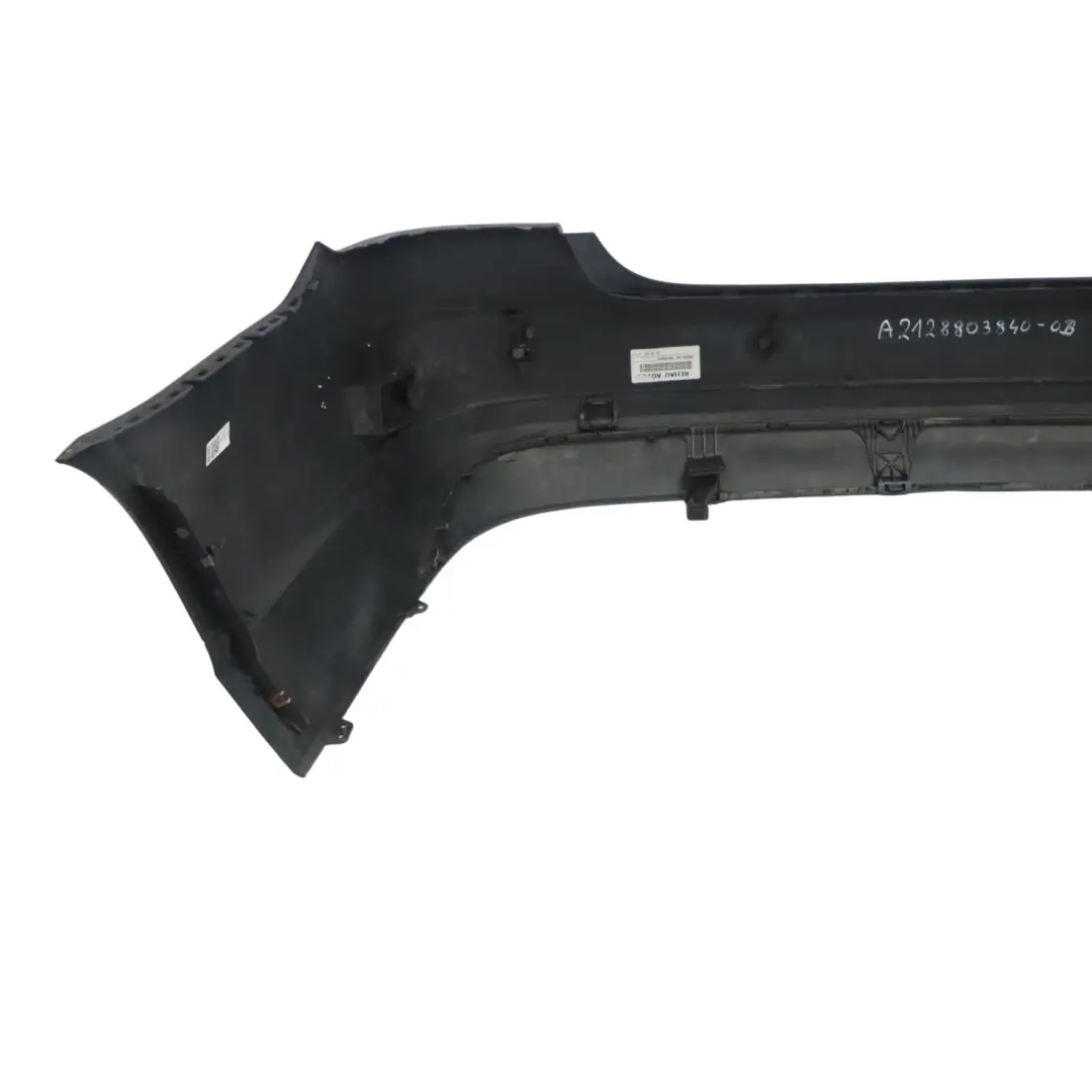 Bumper Saloon Trim Panel Cover Obsidian Black - 197 to Mercedes W212 Rear with Part number A2128803840 Mercedes W212 Rear Bumper Saloon Trim Panel Cover Obsidian Black - 197 - SKU A2128803840-OB - Part number A2128803840