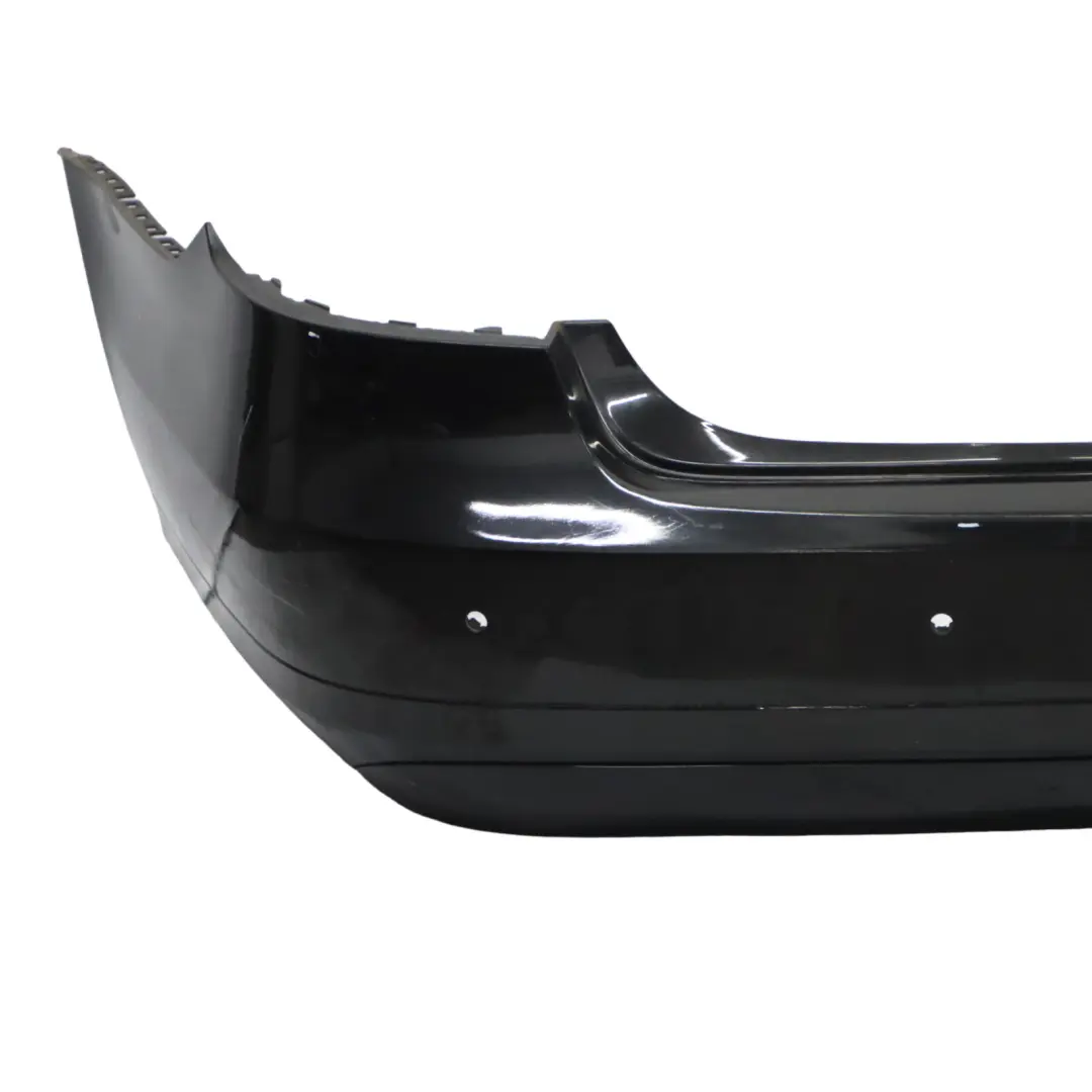 Bumper Saloon Trim Panel Cover Obsidian Black - 197 to Mercedes W212 Rear with Part number A2128803840 Mercedes W212 Rear Bumper Saloon Trim Panel Cover Obsidian Black - 197 - SKU A2128803840-OB - Part number A2128803840