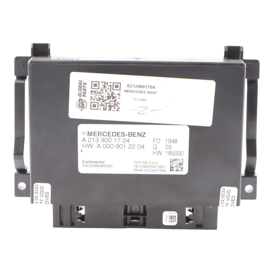 Unit Module Unit Electrical Drive Control CPC to Mercedes W447 with Part number A2139001704 Mercedes W447 Unit Module Unit Electrical Drive Control CPC - SKU A2139001704 - Part number A2139001704