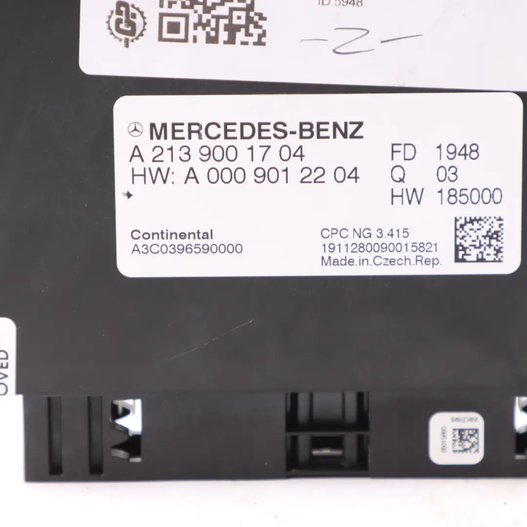 Unit Module Unit Electrical Drive Control CPC to Mercedes W447 with Part number A2139001704 Mercedes W447 Unit Module Unit Electrical Drive Control CPC - SKU A2139001704 - Part number A2139001704