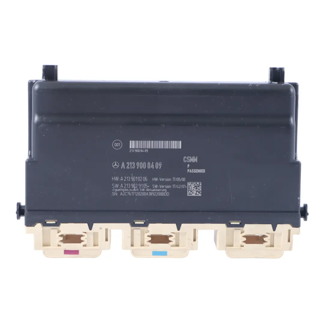 Module Mercedes W213 C238 Memory Control Unit Left Right N/O/S to Seat with Part number A2139008409 Seat Module Mercedes W213 C238 Memory Control Unit Left Right N/O/S - SKU A2139008409 - Part number A2139008409