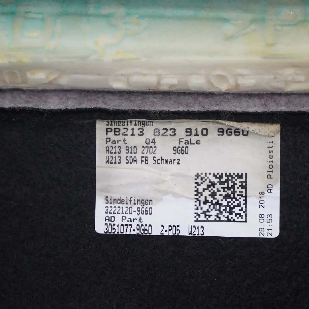 Dossier Siège Gauche Droit Chauffant Tissu Imiation Cuir Noir pour Mercedes W213 à propos du numéro de pièce A2139102702 Mercedes W213 Dossier Siège Gauche Droit Chauffant Tissu Imiation Cuir Noir - SKU A2139102702 - Numéro de pièce A2139102702