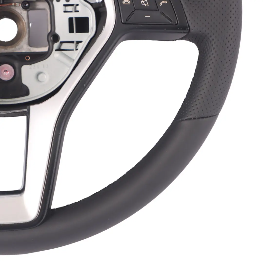 Volante Mercedes W204 W212 NUOVO in Pelle Nera Fili neri Cambio al Volante - SKU A2184600618-1 - Numero di parte A2184600618