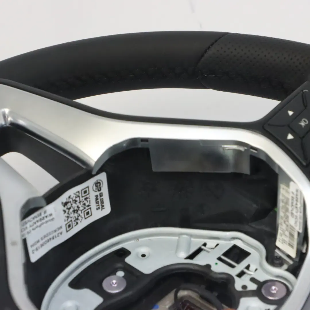 Steering Wheel Mercedes W204 W212 NEW Black Leather Black Threads Paddle Shift to with Part number A2184600618 Steering Wheel Mercedes W204 W212 NEW Black Leather Black Threads Paddle Shift - SKU A2184600618-2 - Part number A2184600618