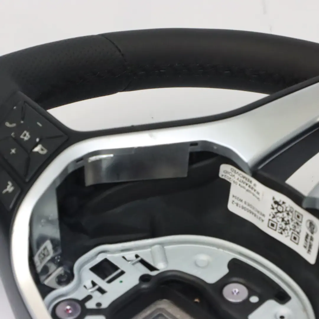  Steering Wheel Mercedes W204 W212 NEW Black Leather Black Threads Paddle Shift - SKU A2184600618-2 - Part number A2184600618