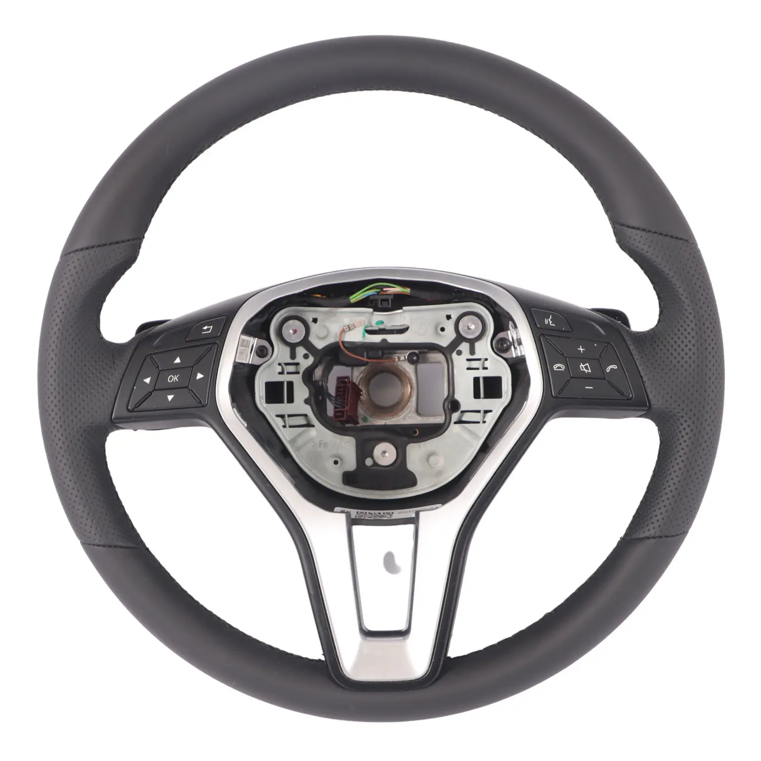 Volante Mercedes W176 W204 W246 W117 Nuova Pelle Nera Sportivo Leve Cambio