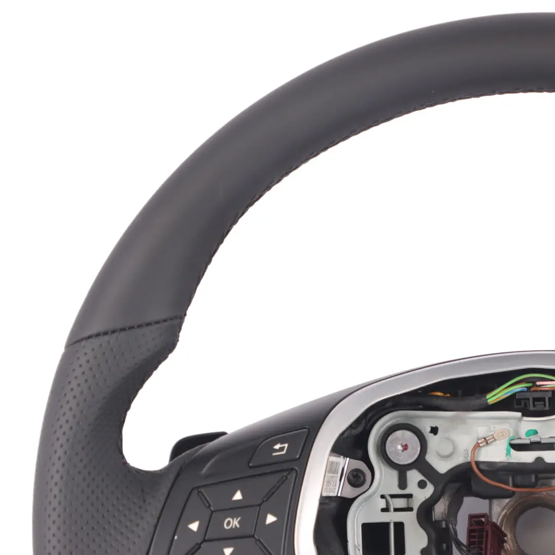 Volante Mercedes W176 W204 W246 W117 Nuova Pelle Nera Sportivo Leve Cambio - SKU A2184602018-2 - Numero di parte A2184602018
