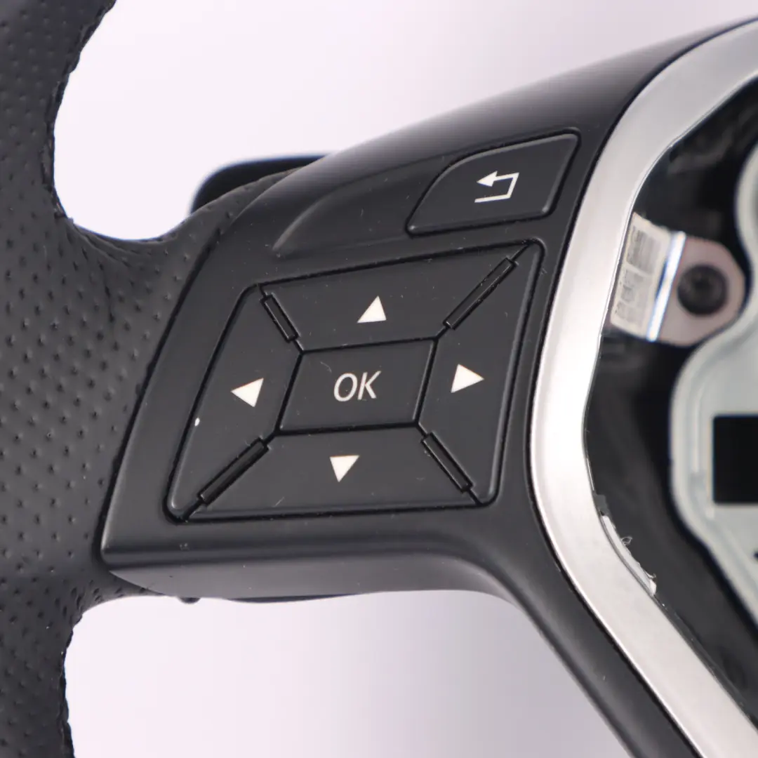 Volante Mercedes W176 W204 W246 W117 Nuova Pelle Nera Sportivo Leve Cambio - SKU A2184602018-2 - Numero di parte A2184602018