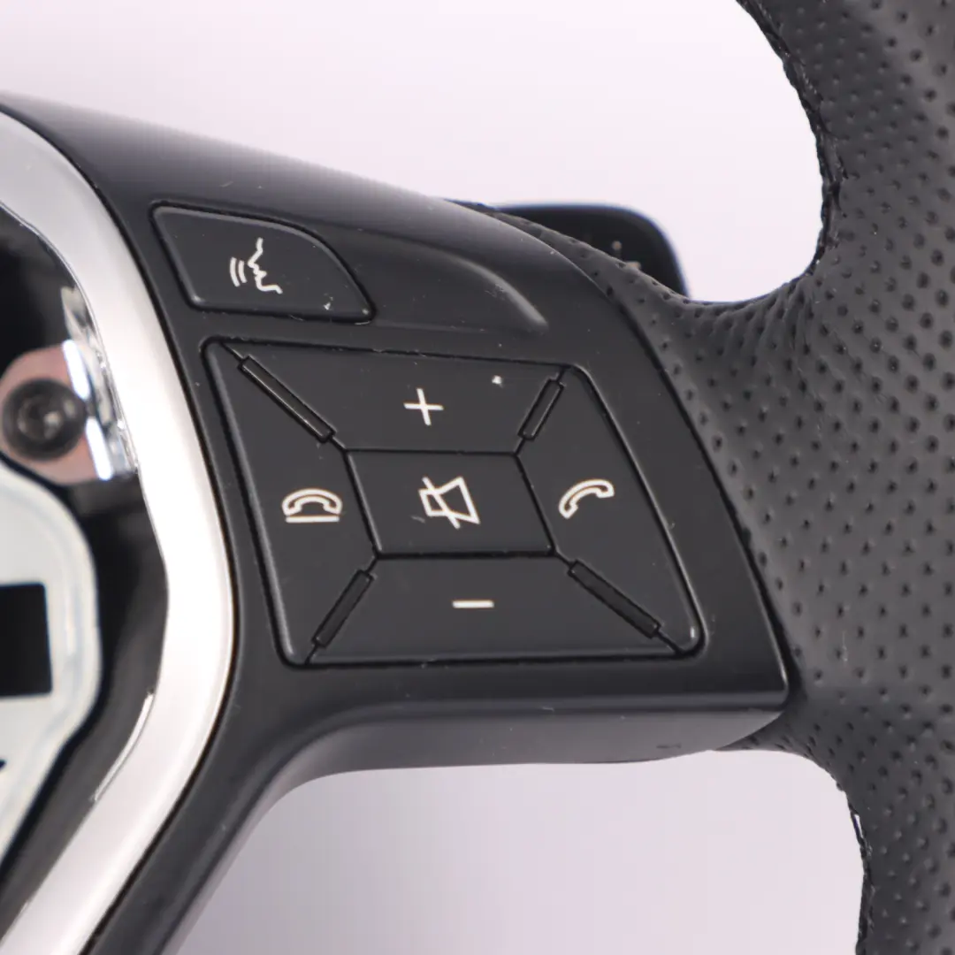  Steering Wheel Mercedes W176 W204 W246 W117 NEW Black Leather Sport Paddle Shift - SKU A2184602018-2 - Part number A2184602018