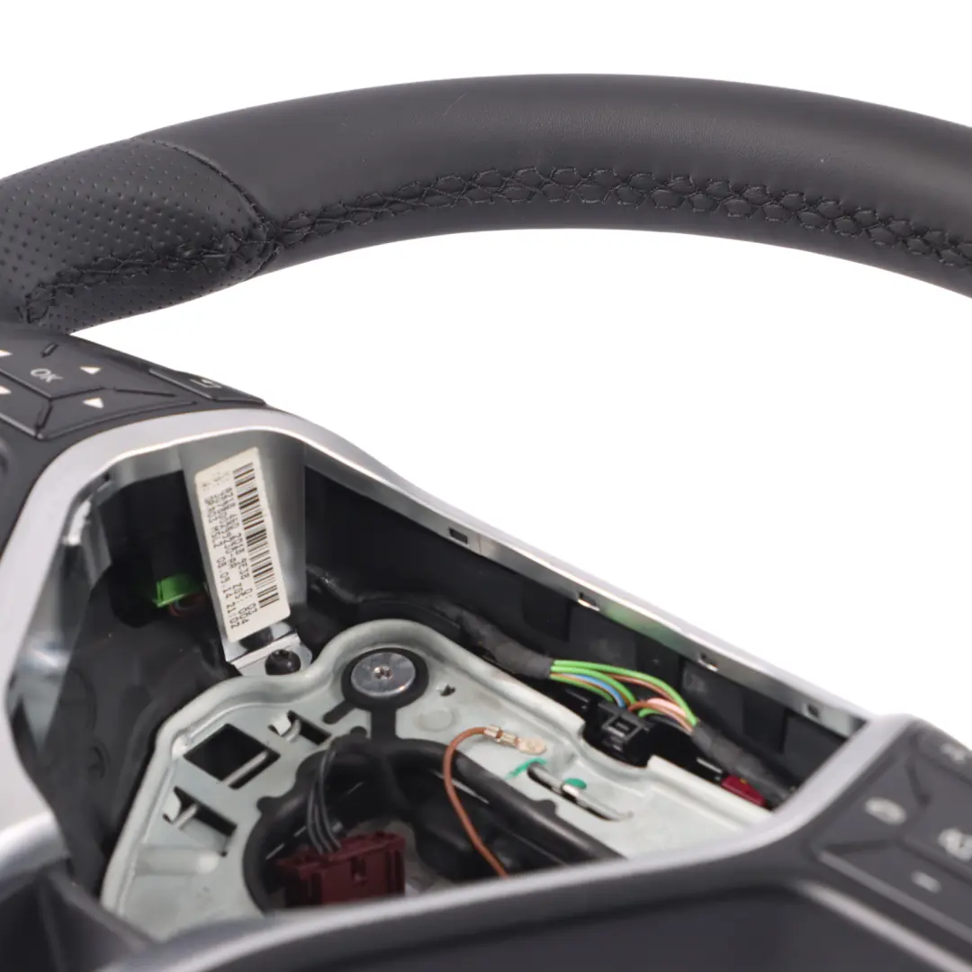  Steering Wheel Mercedes W176 W204 W246 W117 NEW Black Leather Sport Paddle Shift - SKU A2184602018-2 - Part number A2184602018
