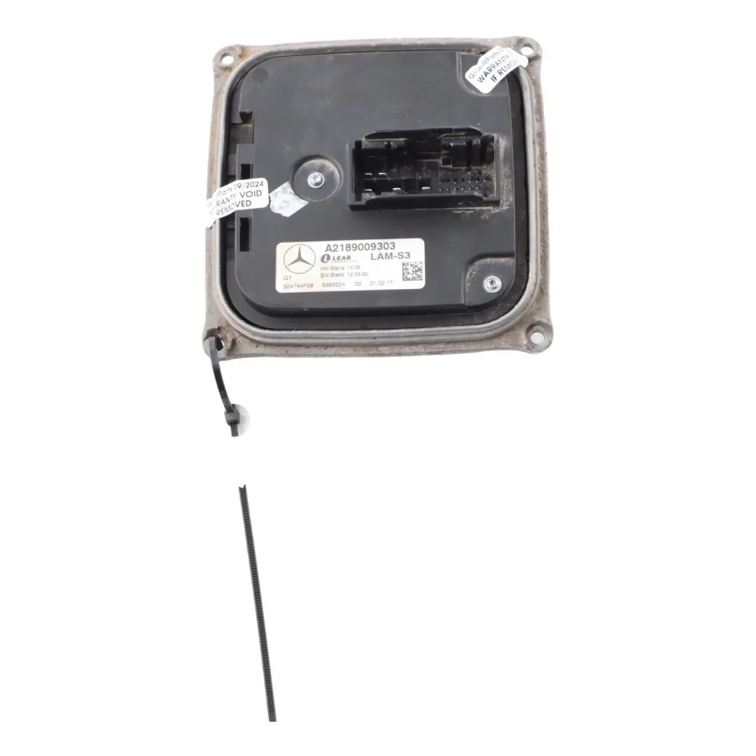 Headlight Module Mercedes W156 W176 Ballast LED Control Unit Front to with Part number A2189009303 Headlight Module Mercedes W156 W176 Ballast LED Control Unit Front - SKU A2189009303-1 - Part number A2189009303