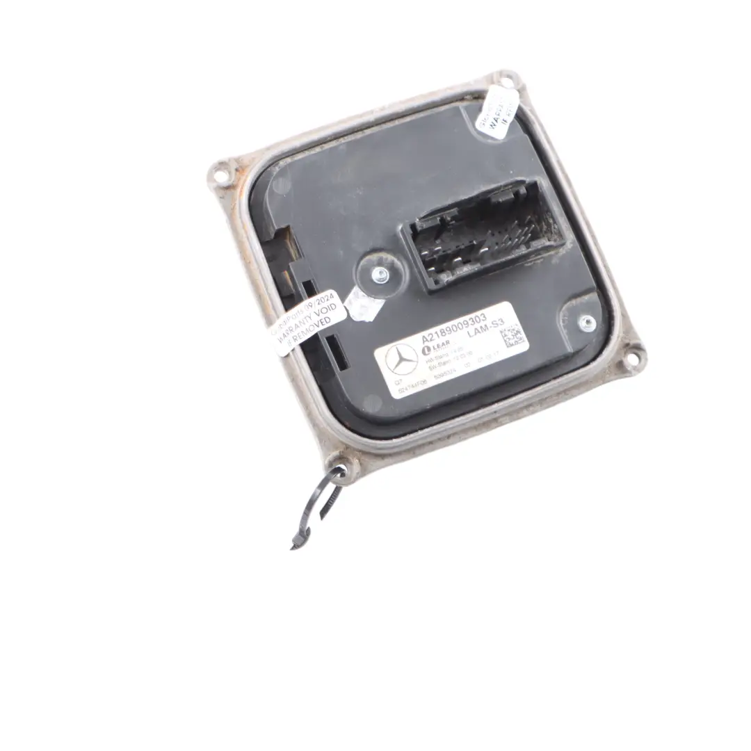 Headlight Module Mercedes W156 W176 Ballast LED Control Unit Front to with Part number A2189009303 Headlight Module Mercedes W156 W176 Ballast LED Control Unit Front - SKU A2189009303-1 - Part number A2189009303