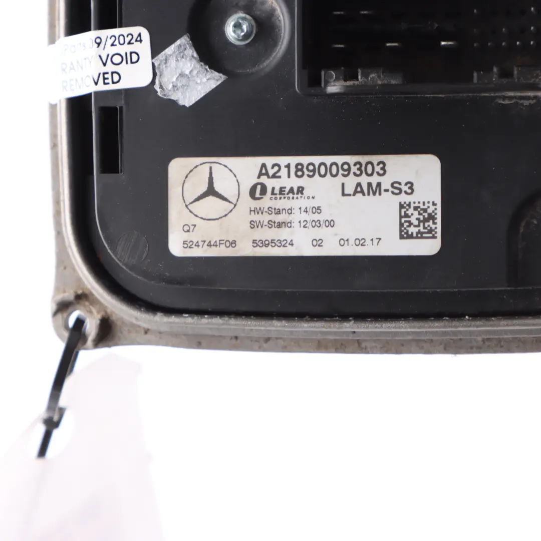 Headlight Module Mercedes W156 W176 Ballast LED Control Unit Front to with Part number A2189009303 Headlight Module Mercedes W156 W176 Ballast LED Control Unit Front - SKU A2189009303-1 - Part number A2189009303