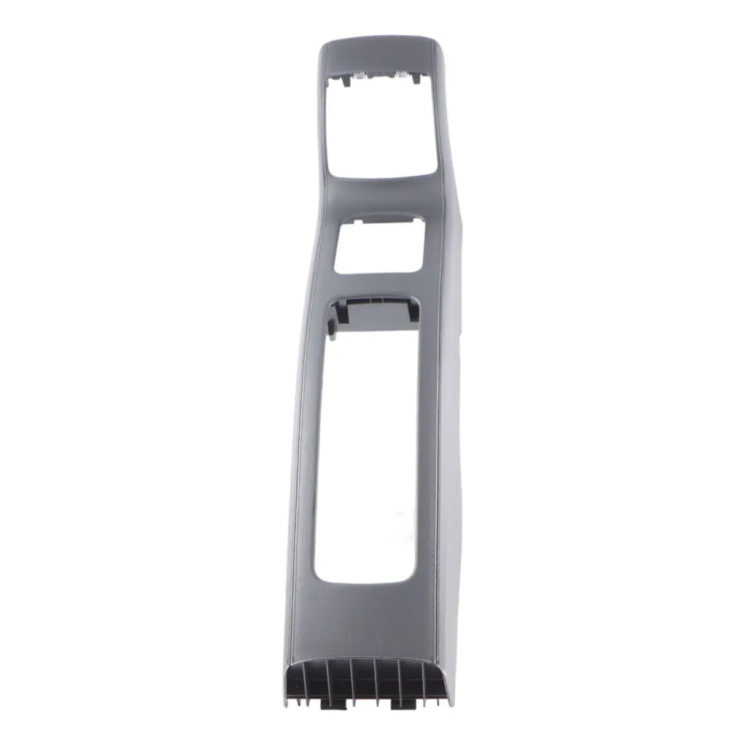 Mercedes CLS W219 Console centrale rangement arrière en cuir noir - SKU A2196800450-1 - Numéro de pièce A2196800450