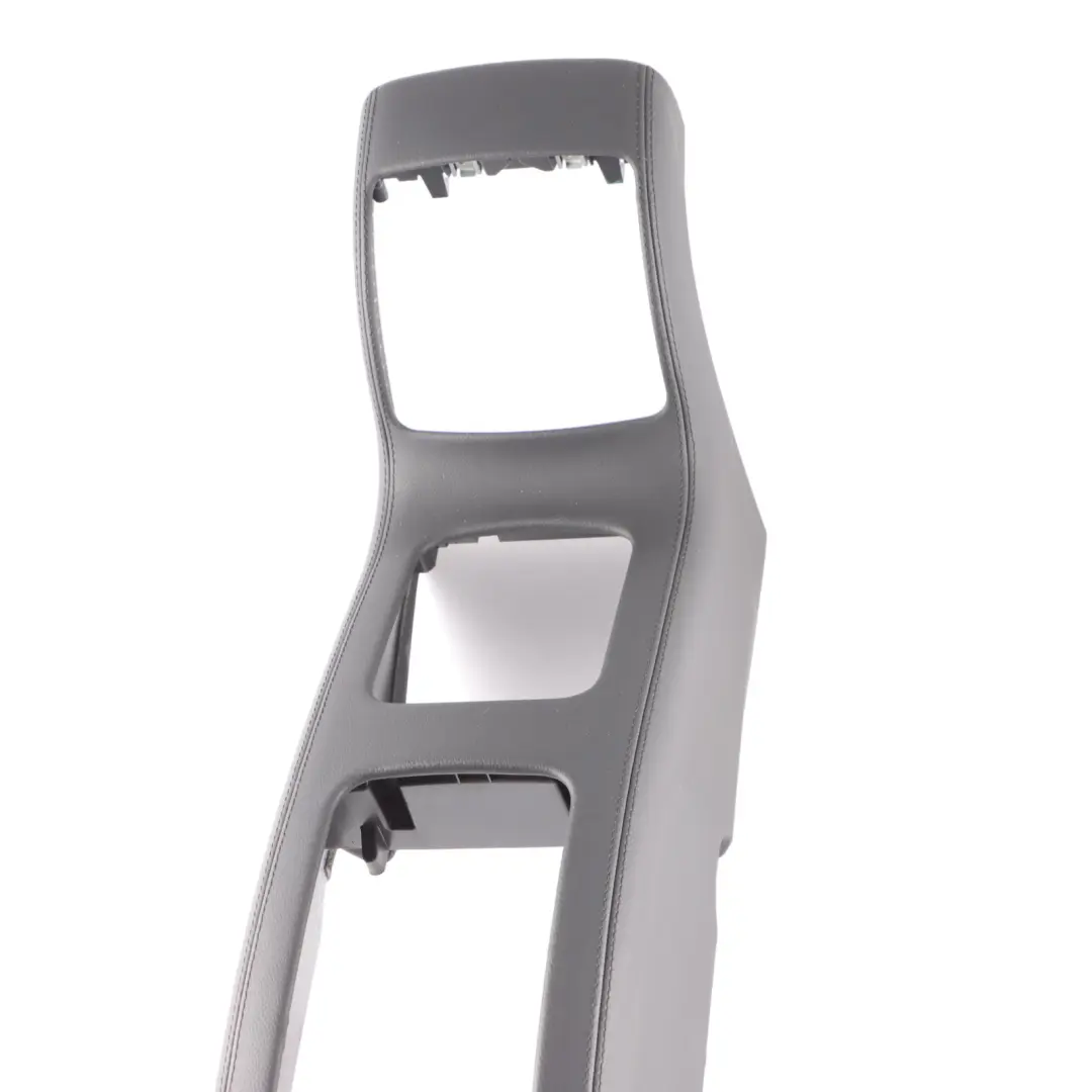 Mercedes CLS W219 Console centrale rangement arrière en cuir noir - SKU A2196800450-1 - Numéro de pièce A2196800450
