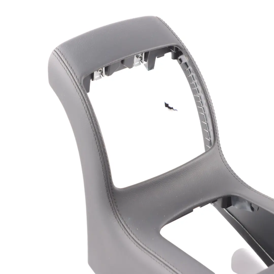 Mercedes CLS W219 Centre Console Rear Storage Housing Leather Black - SKU A2196800450-1 - Part number A2196800450