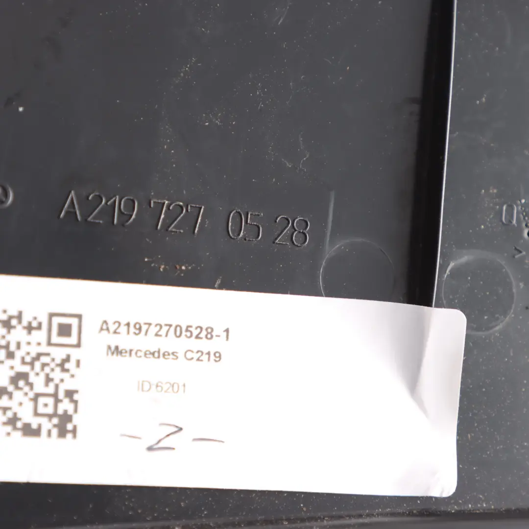 Mercedes CLS W219 Door Card Panel Front Left N/S Trim Cover Black - SKU A2197270528-1 - Part number A2197270528
