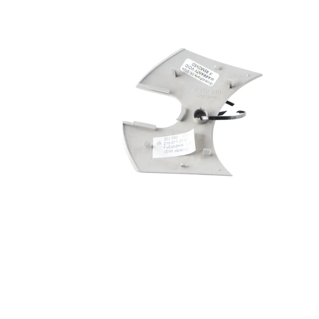 W219 Rear View Mirror Cover Interior Trim Beige to Mercedes CLS with Part number A2198110107 Mercedes CLS W219 Rear View Mirror Cover Interior Trim Beige - SKU A2198110107-1 - Part number A2198110107