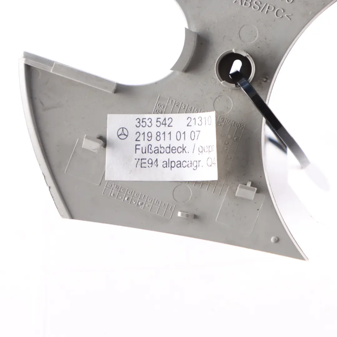 Mercedes CLS W219 Rear View Mirror Cover Interior Trim Beige - SKU A2198110107-1 - Part number A2198110107