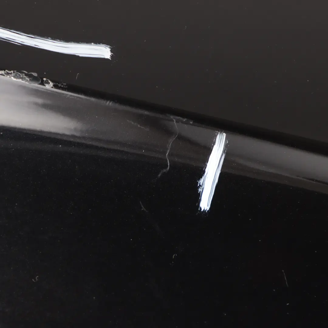 Side Wing Panel Front Right O/S Fender Obsidian Black Metallic 197 to Mercedes C219 with Part number A2198800818 Mercedes C219 Side Wing Panel Front Right O/S Fender Obsidian Black Metallic 197 - SKU A2198800818-OB - Part number A2198800818