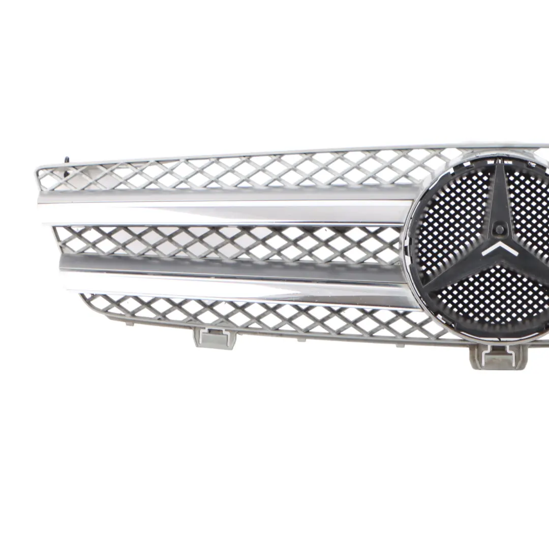W219 Front Hood Radiator Grille Trim Panel Silver Chrome to Mercedes with Part number A2198801083 Mercedes W219 Front Hood Radiator Grille Trim Panel Silver Chrome - SKU A2198801083 - Part number A2198801083