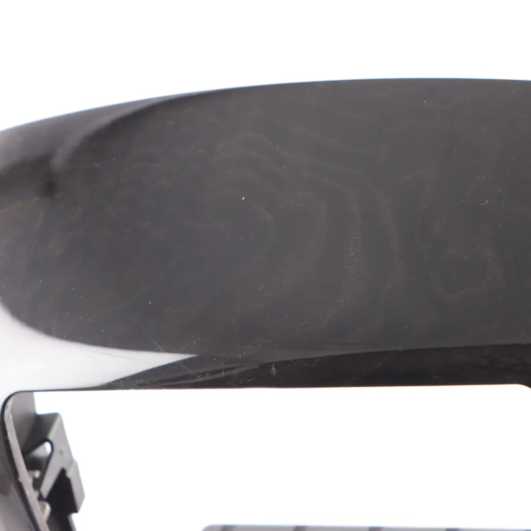 Mercedes W221 Centre Console Rear Cover Panel Trim Black Ash Wood - SKU A2216800675 - Part number A2216800675