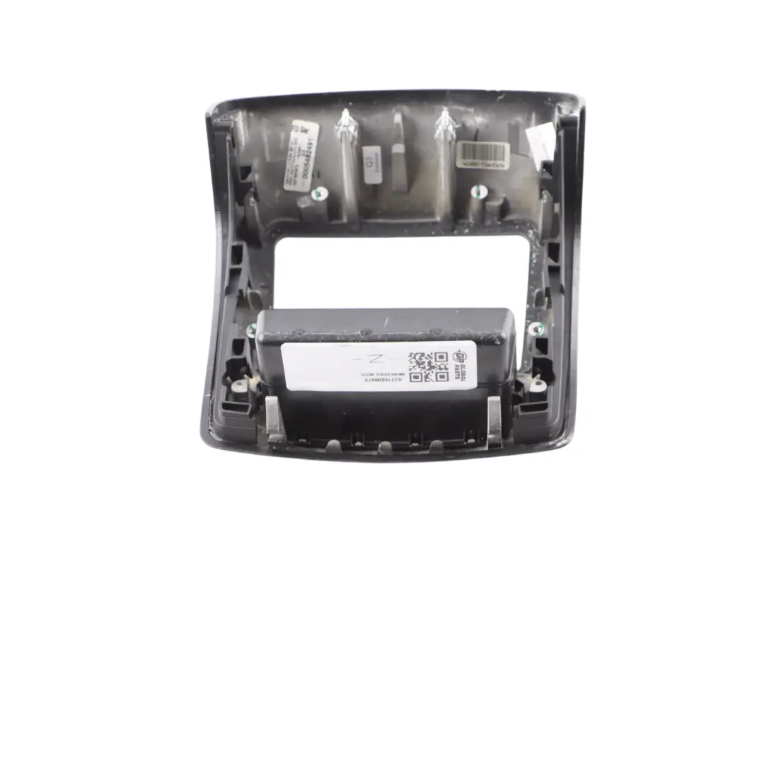 Mercedes W221 Centre Console Rear Cover Panel Trim Black Ash Wood - SKU A2216800675 - Part number A2216800675