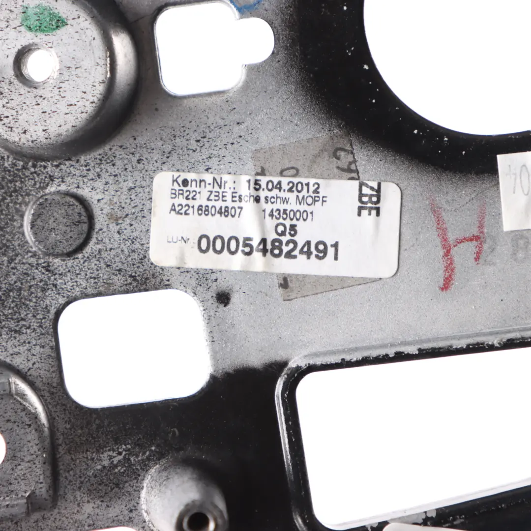 Mercedes W221 Vordere Mittel Konsole Trim Abdeckung Schwarz - SKU A2216804807 - Teilenummer A2216804807