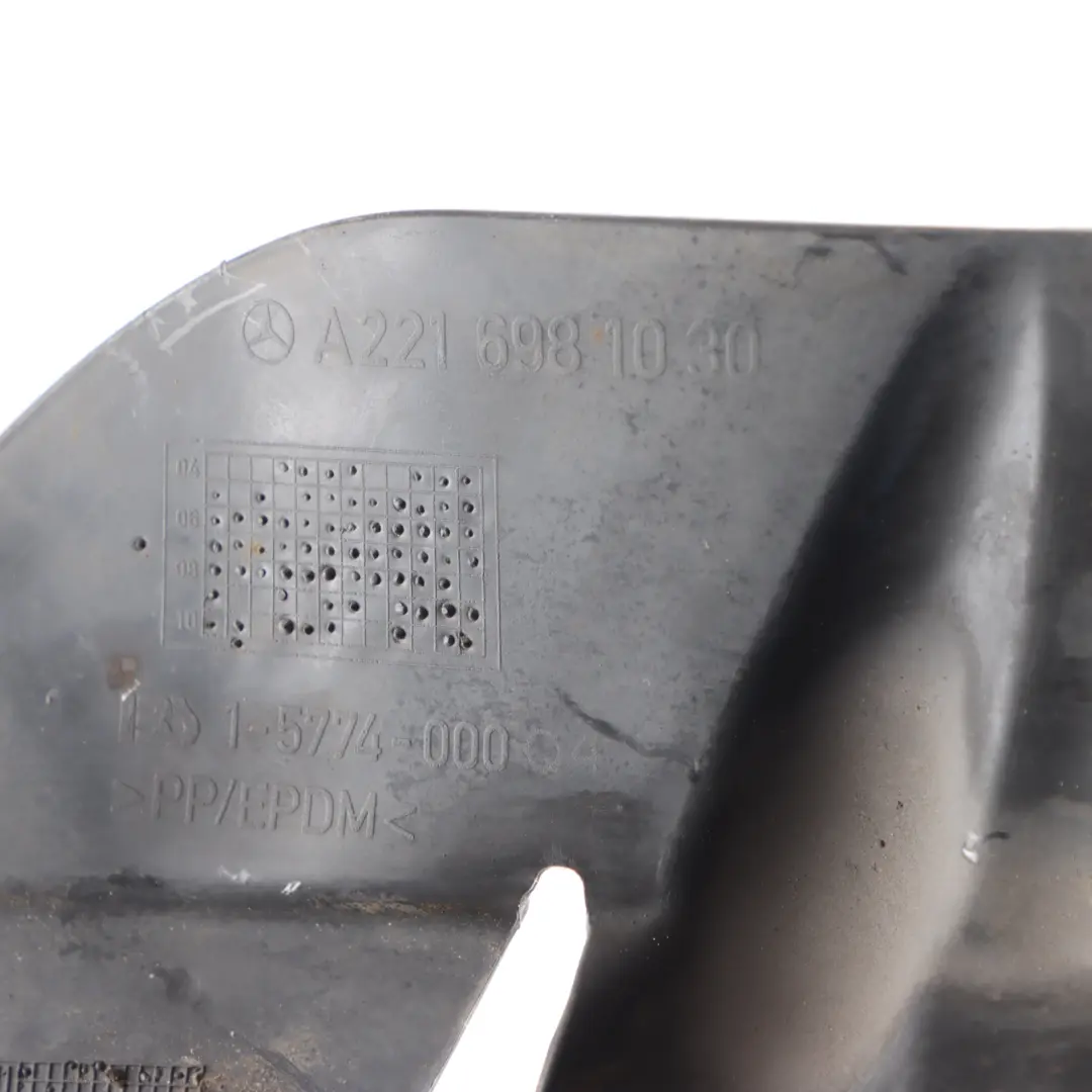 Spring Tower Cover Mercedes C216 W221 Plate Rear Right O/S - SKU A2216981030 - Part number A2216981030
