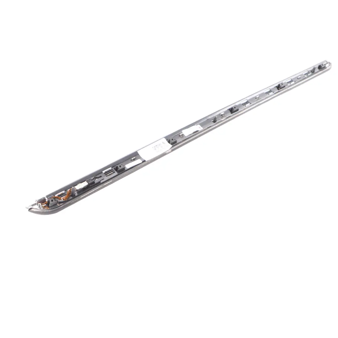 Mercedes W221 Rear Door Top Trim Strip Right O/S Black Ash Wood - SKU A2217304181 - Part number A2217304181