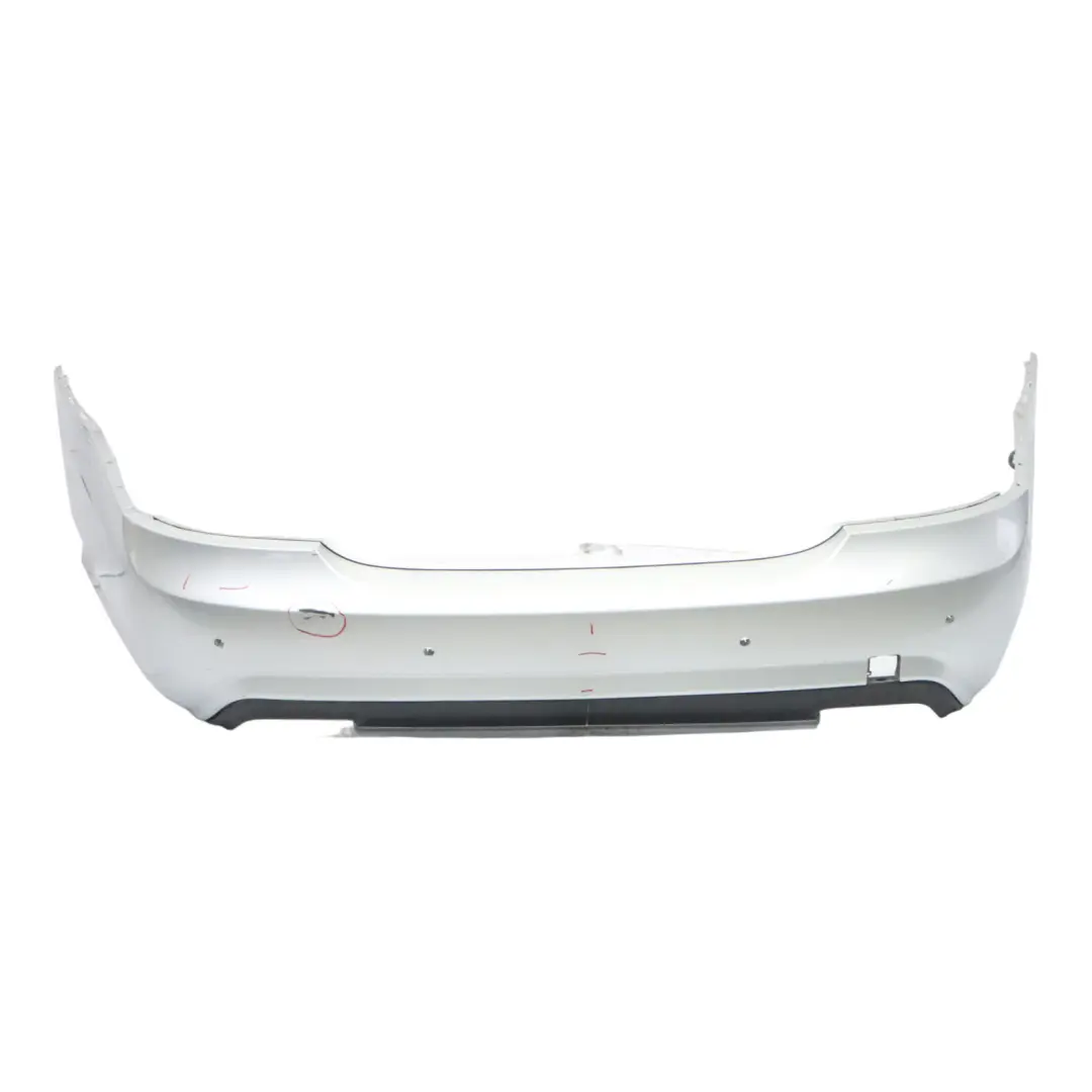 Bumper Trim Panel Cover Iridium Silver Metallic - 775 to Mercedes W221 Rear with Part number A2218800340 Mercedes W221 Rear Bumper Trim Panel Cover Iridium Silver Metallic - 775 - SKU A2218800340-IRS - Part number A2218800340