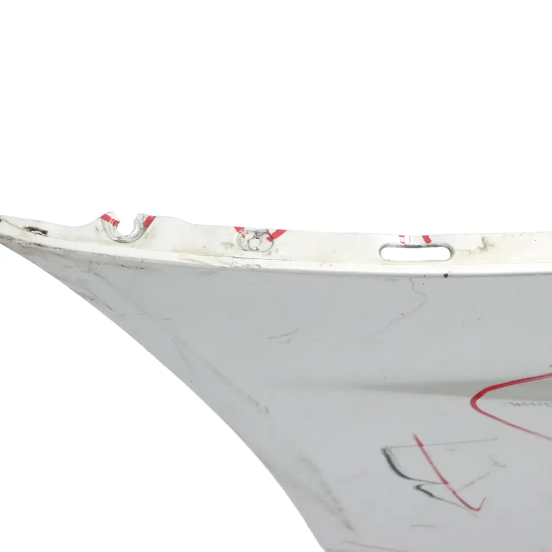 Mercedes W221 Rear Bumper Trim Panel Cover Iridium Silver Metallic - 775 - SKU A2218800340-IRS - Part number A2218800340