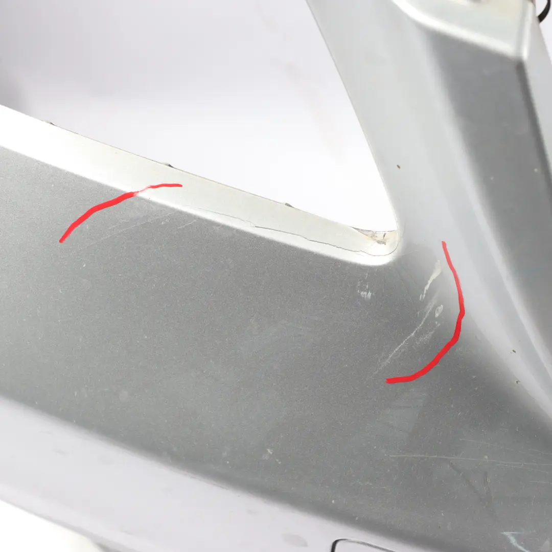 Mercedes W221 Front Bumper Facelift AMG Trim Panel Iridium Silver - 775 - SKU A2218804340-IRS - Part number A2218804340