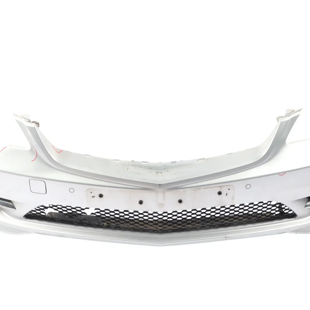 Mercedes W221 Front Bumper Facelift AMG Trim Panel Iridium Silver - 775 - SKU A2218804340-IRS - Part number A2218804340