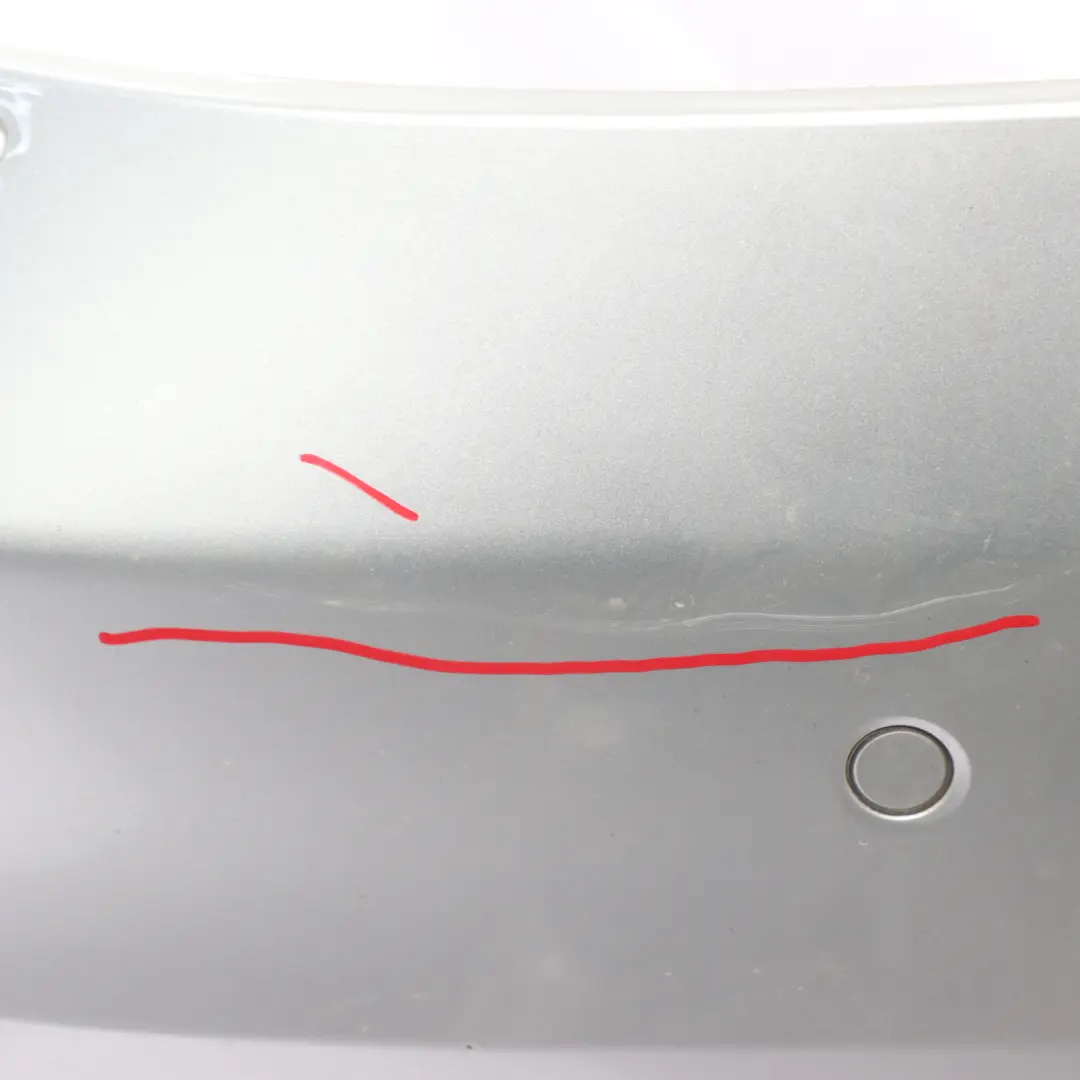 Mercedes W221 Front Bumper Facelift AMG Trim Panel Iridium Silver - 775 - SKU A2218804340-IRS - Part number A2218804340