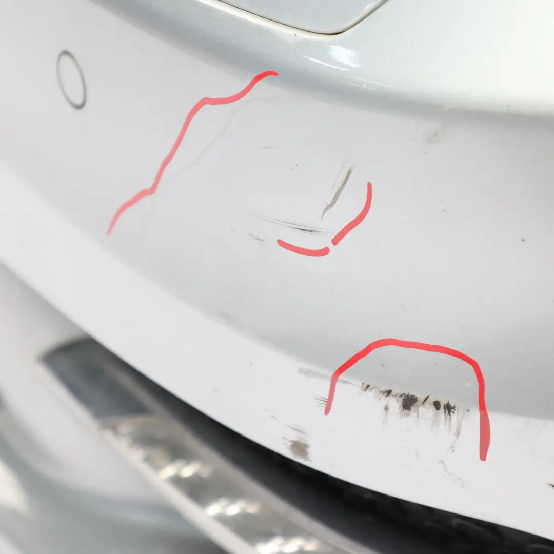 Mercedes W221 Front Bumper Facelift AMG Trim Panel Iridium Silver - 775 - SKU A2218804340-IRS - Part number A2218804340