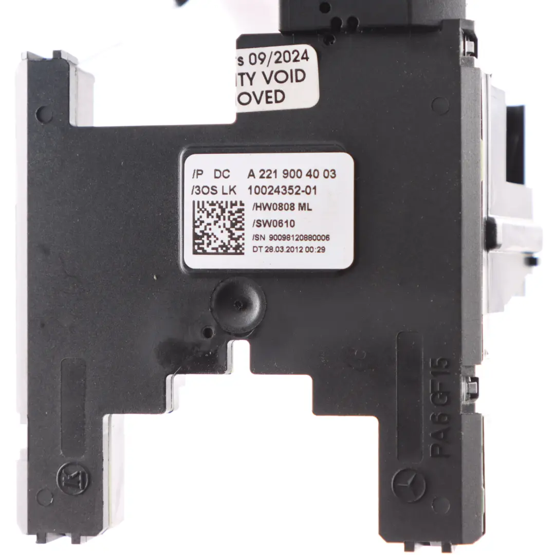 Lenkradwinkel Mercedes C216 W221 Sensor Steuergerät Modul für mit Teilenummer A2219004003 Lenkradwinkel Mercedes C216 W221 Sensor Steuergerät Modul - SKU A2219004003 - Teilenummer A2219004003