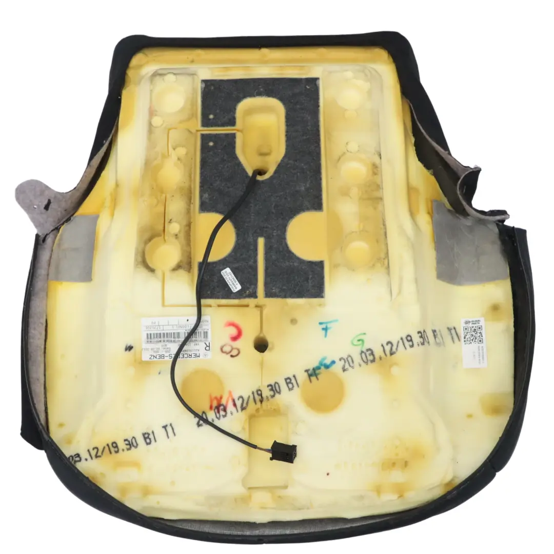 Mercedes W221 Front Seat Cover Heated Right O/S Trim Leather - SKU A2219100851-1 - Part number A2219100851