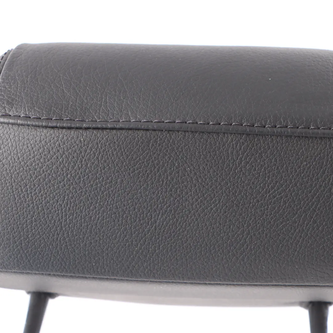 Mercedes W221 Rear Seat Headrest Bench Middle Centre Leather Head Rest Black - SKU A2219708350-1 - Part number A2219708350