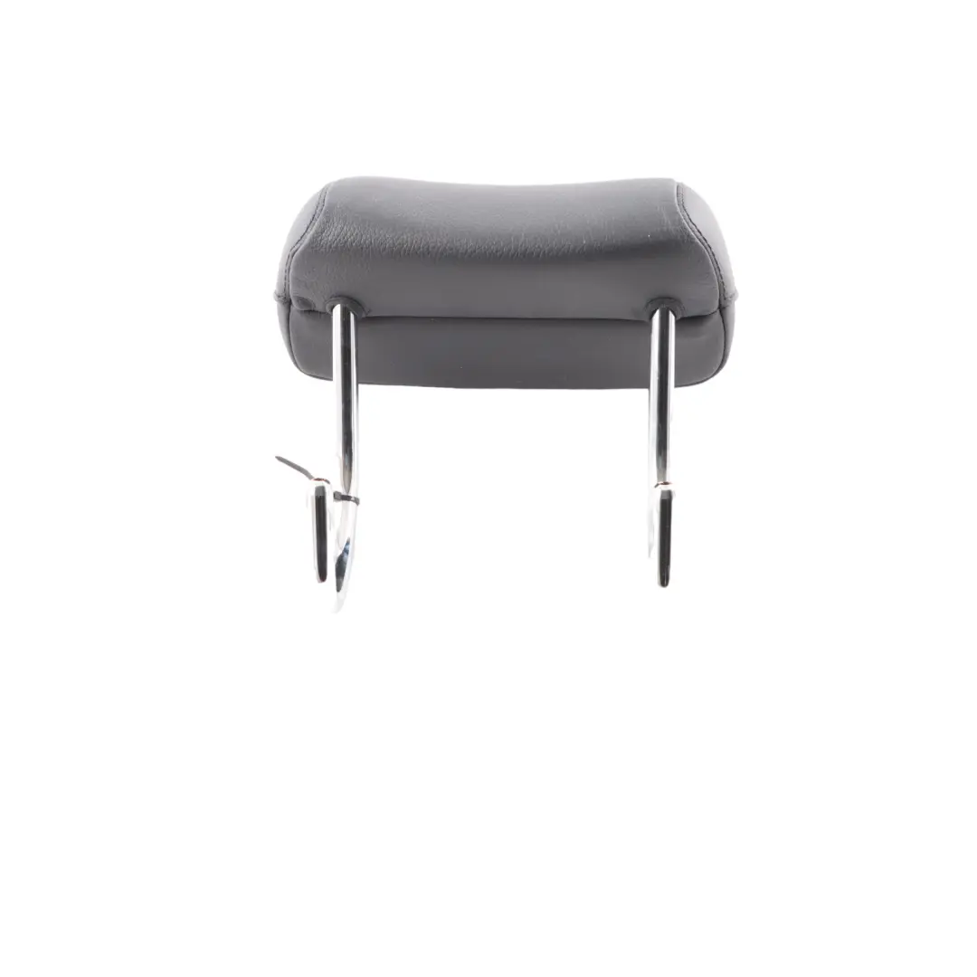 Mercedes W221 Rear Seat Headrest Bench Middle Centre Leather Head Rest Black - SKU A2219708350-1 - Part number A2219708350