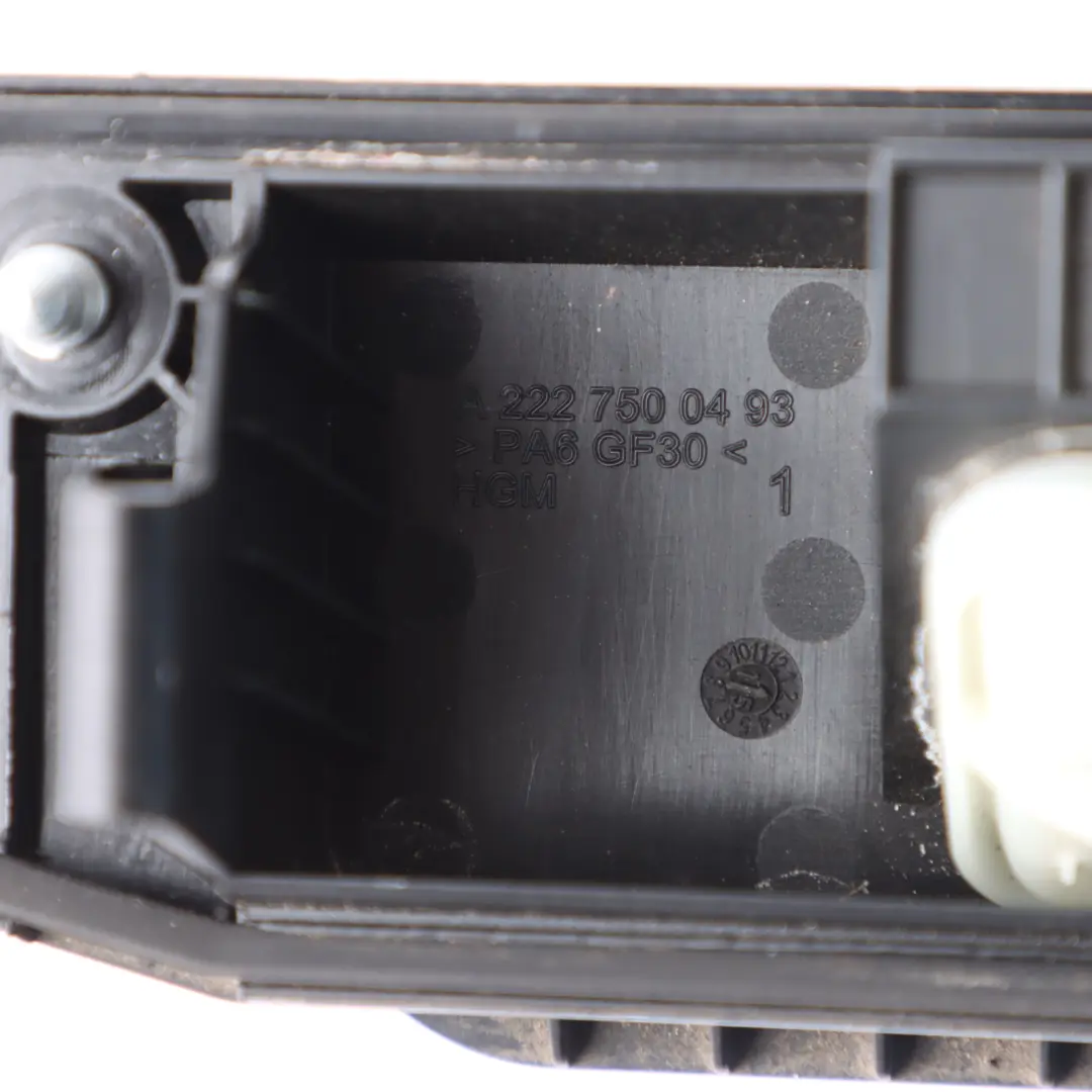 Rączka Klamka Pokrywy Bagażnika do Mercedes C117 W205 W213 o numerze A2227500493 Mercedes C117 W205 W213 Rączka Klamka Pokrywy Bagażnika - SKU A2227500493-1 - Numer Części A2227500493