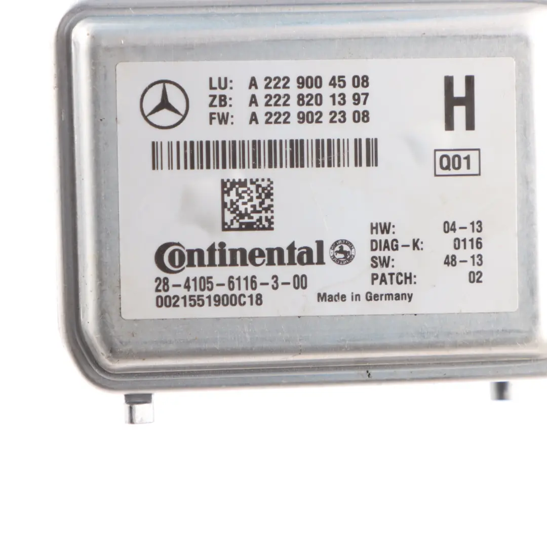 Front Windscreen Multi Purpose Camera Sign Recognition to Mercedes W205 with Part number A2229004508 Mercedes W205 Front Windscreen Multi Purpose Camera Sign Recognition - SKU A2229004508 - Part number A2229004508