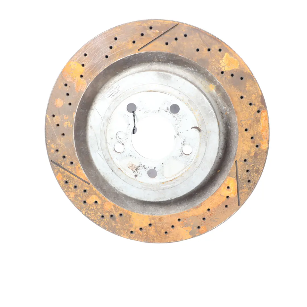 Brake Disc Set AMG Rear Left Right Wheel N/O/S Perforated to Mercedes S205 R231 with Part number A2314230212 Mercedes S205 R231 Brake Disc Set AMG Rear Left Right Wheel N/O/S Perforated - SKU A2314230212 - Part number A2314230212