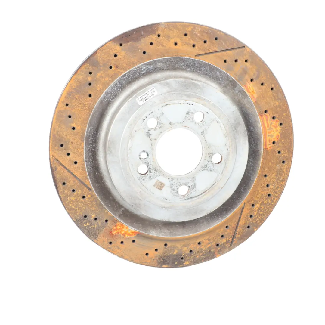 Mercedes S205 R231 Juego Discos Freno AMG Trasero Izquierdo Derecho Perforados - SKU A2314230212 - Número de pieza A2314230212
