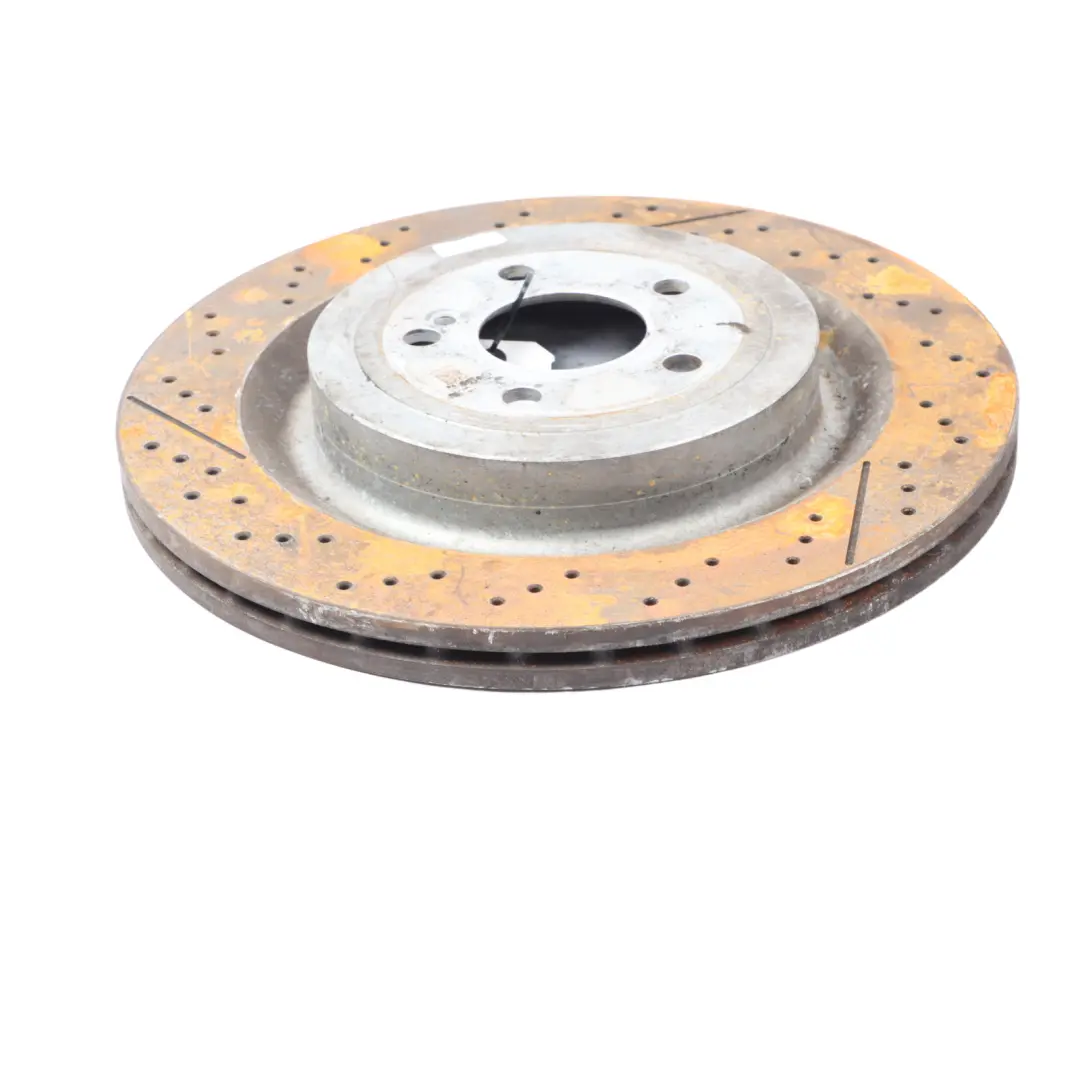 Mercedes S205 R231 Brake Disc Set AMG Rear Left Right Wheel N/O/S Perforated - SKU A2314230212 - Part number A2314230212